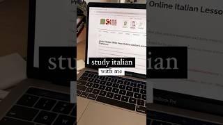 Italian study session  language study motivation #learnitalian #italianlanguage #italianstudy