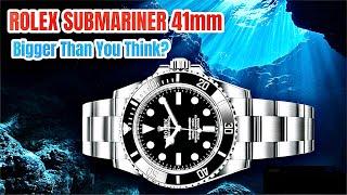 *ROLEX Submariner 41mm* 124060  Bigger Than You Think?