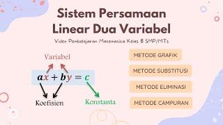 Sistem Persamaan Linear Dua Variabel  SPLDV  Matematika Kelas 8 SMPMTs