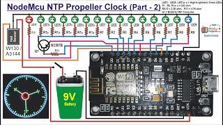 NodeMcu NTP Propeller Clock - Part 2