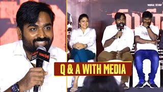 Vijay Sethupathi and Maharaja Team Q & A With Telugu Media  Maharaja Pre Release Press Meet