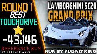 Asphalt 9  Touch Drive BEST Grand Prix Lamborghini SC20  Round 1 -43146 1⭐ Tips + Bonus Video