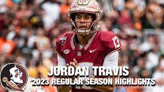 Jordan Travis 2023 Regular Season Highlights  Florida State QB