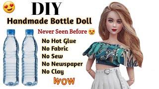 How To Make Barbie Doll  DIY Barbie Doll Making  Handmade Doll  Doll Dress Easy
