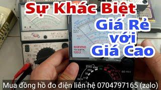 Điểm khác biệt của Đồng hồ Vạn năng Kim Giá Rẻ với Cao Cấp