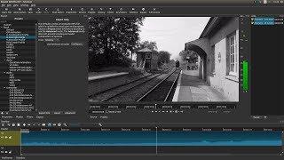Shotcut Convert A Color Video Clip To Black And White. A Video Editing Tutorial For Beginners.