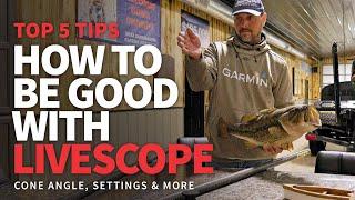 5 TIPS to be Good with LIVESCOPE Cone Angle Settings & MORE