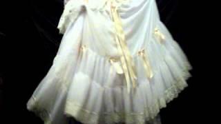 Girlie Chiffon Lace and Satin Bows Nightgown and Negligee