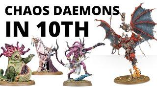 Chaos Daemons in Warhammer 40K 10th Edition - Full Index Rules Review + Datasheets