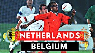 Netherlands vs Belgium 5-5 All Goals & Highlights  1999 Friendly Match 
