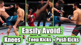 UFC 4 Dodge Knees Push Kicks and Teep Kicks 100% of the Time
