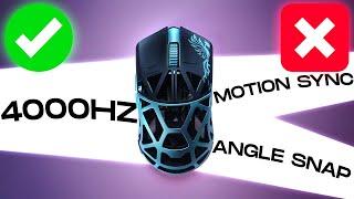 BEST MOUSE SETTINGS FOR COMPETITIVE GAMING Angle Snap Motion Sync Polling Rate Ripple Control