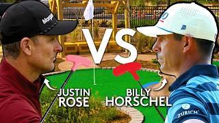 Tour Pros Play Mini Golf  Rose vs Horschel