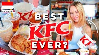 First Time Trying KFC In INDONESIA  This Is So Different SUB INDO  Coco Eats