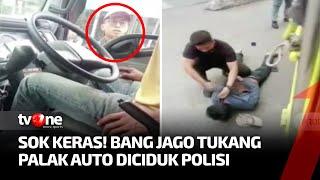 Video Aksi Sok Jago Pelaku Pungli Terekam saat Palak Sopir Truk  Kabar Pagi tvOne