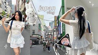 japan vlog  miffy cafe convenience store exploring tokyo lots of food