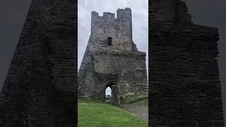 Doing little treat things sitting around an old castle on the seaside with my cookies and cream