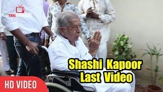 Shashi Kapoor Last Video  Shashi Kapoor Last Appearance In Media  RIP Shashi Kapoor