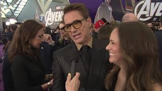 ROBERT DOWNEY JR. at Avengers Endgame  PREMIERE