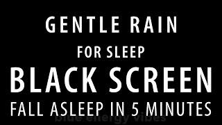 10 hours Night rain Sounds for Sleeping & Relaxing BLACK SCREEN 10 Hours of Ambience Night rain