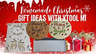 MAKE WOODEN TRIVETS GIFT TAGS & WALL HANGING WITH XTOOL M1. CHRISTMAS SALE