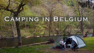The Ardennes Belgium. Camping and hiking.
