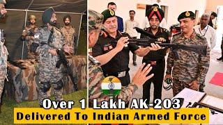 More than 1 Lakh AK-203 delivered to Indian Armed Force