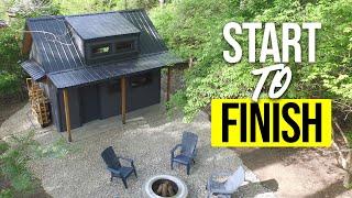 Building this Tiny House shed ALONE took 7 months Full Build Timelapse