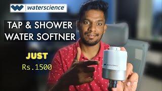 Tap & Shower water softener @1500  Water science CLEO Hard water Filter  English review video