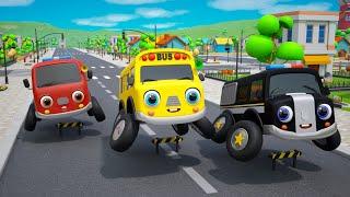 Wheels On The Bus Go To Town  Nursery Rhymes & Kids Songs - Baby Car Songs TV