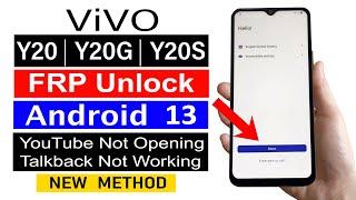 Vivo Y20Y20gY20s.. Google Account Remove ANDROID 13️ Latest Update No Need Computer