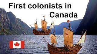 First european settlers in Canada