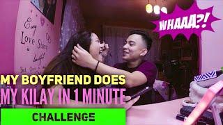 MY BOYFRIEND DOES MY KILAY IN 1 MINUTE CHALLENGE ‍️