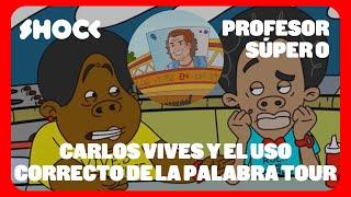 Carlos Vives Martín de Francisco y Santiago Moure en Profesor Súper O - Shock