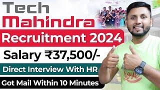 Tech Mahindra Job 2024  Bumper Hiring   Fresher Jobs  Tech Mahindra Recruitment  Work From Home