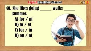 Eementary Mixed English Test With Answers Part 12