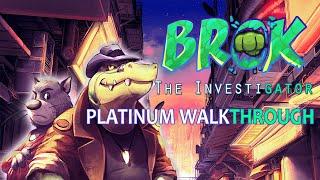 Brok The Investigator  Platinum Walkthrough All TrophiesEndings