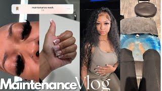 monthly maintenance vlog  new hair daniluxeco hair lashes & more