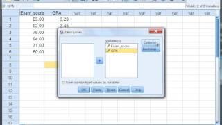 Calculating the Mean and Standard Deviation Using the Descriptives Procedure in SPSS