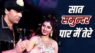 Saat Samundar Paar Main Tere Peeche Peeche 4K Sunny Deol Divya Bharti  Sadhana Sargam  Vishwatma