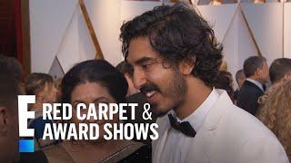 Dev Patel Cringe-Watches Himself on Screen at 2017 Oscars  E Red Carpet & Award Shows