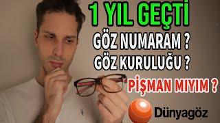 LAZER GÖZ AMELİYATI  İLASİK GÖZ AMELİYATIMDAN 1 YIL GEÇTİ