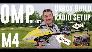 OMP Hobby - M4 - PNP 3D Heli - Unbox Build & Radio Setup