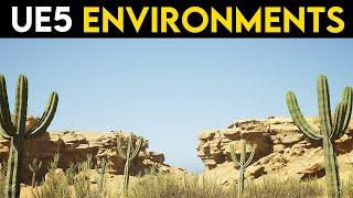 Unreal Engine 5 Beginner Tutorial  Wild West Desert Landscape