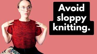 Top tips to avoid sloppy-looking knits.