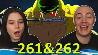 ZORO Vs T-BONE One Piece Ep 261 & 262 REACTION & REVIEW