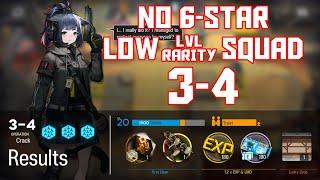 【明日方舟Arknights】3-4 - Low Lvl-Rarity Squad - Arknights Strategy