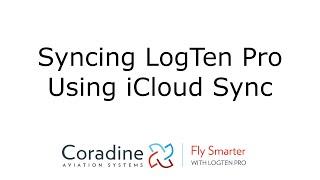 How to Use iCloud Sync - LogTen Digital Pilot Logbook