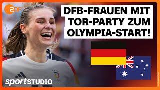 Deutschland – Australien Fußball Highlights  Olympia Paris 2024  sportstudio