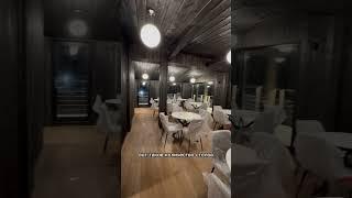 Будущее кафе ресепшен и кухня на базе двух модульных домиков СкаутБаза 35